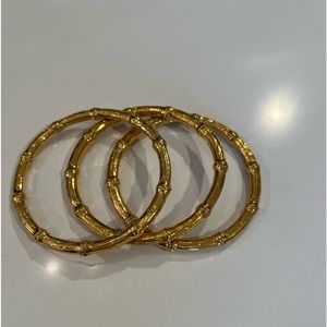 EUC Lilly Pulitzer Bamboo Bangles (set of 3)